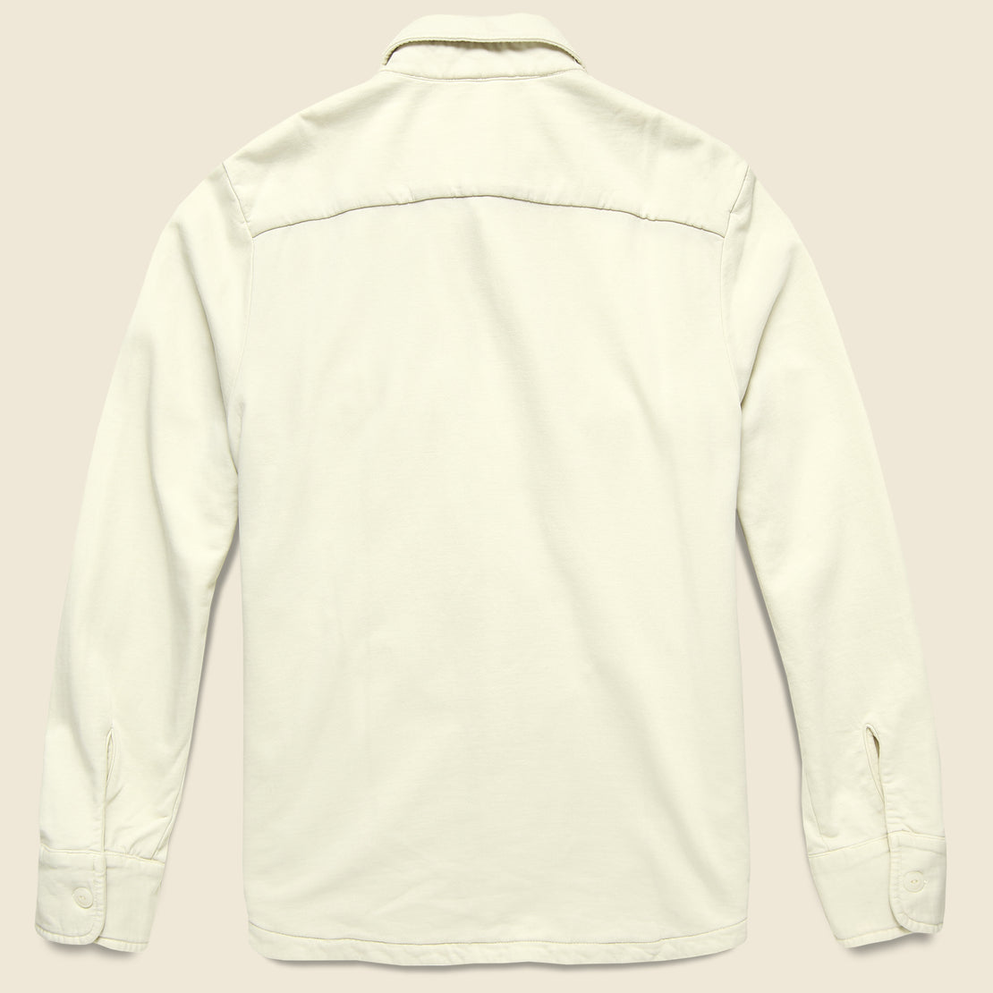 Supima Fleece CPO Shirt Jacket - Stone - Save Khaki - STAG Provisions - Outerwear - Shirt Jacket
