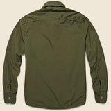 Fleece Lined Shirt Jacket - Olive - Save Khaki - STAG Provisions - Outerwear - Shirt Jacket