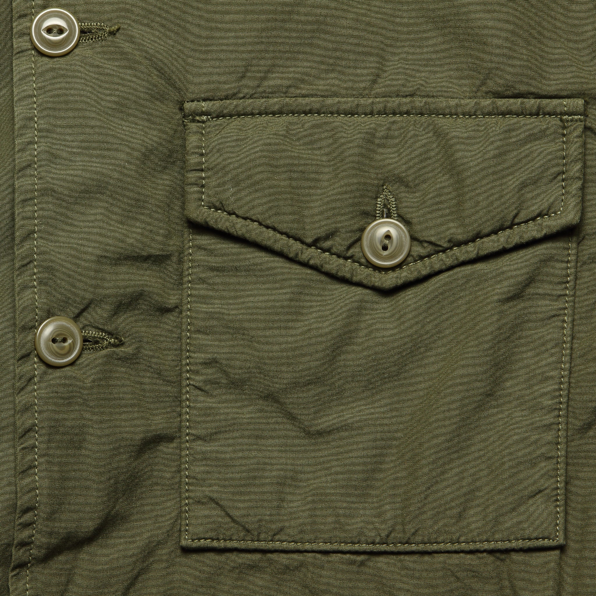 
                          Fleece Lined Shirt Jacket - Olive - Save Khaki - STAG Provisions - Outerwear - Shirt Jacket
                        