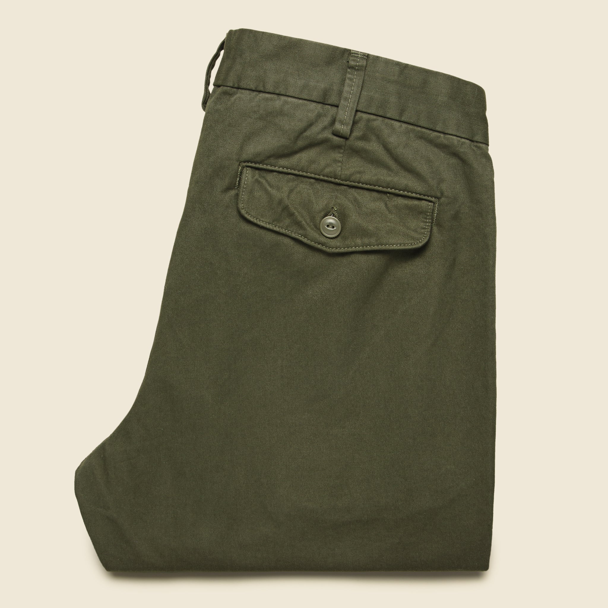 
                          Bulldog Twill Trouser - Olive - Save Khaki - STAG Provisions - Pants - Twill
                        