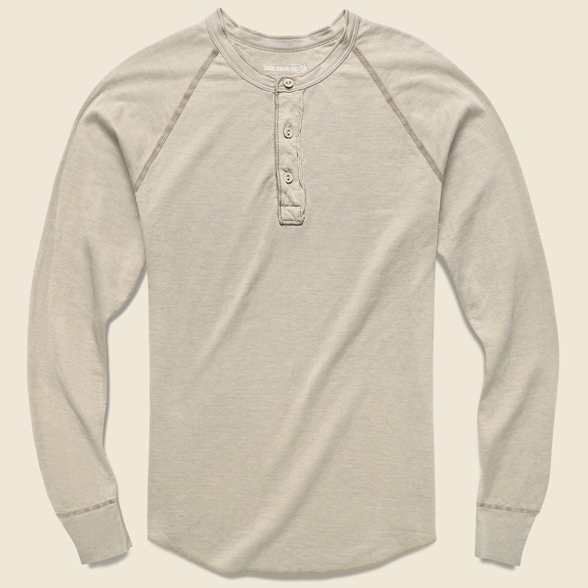 Pointelle Henley - Coffee Heather - Save Khaki - STAG Provisions - Tops - L/S Knit