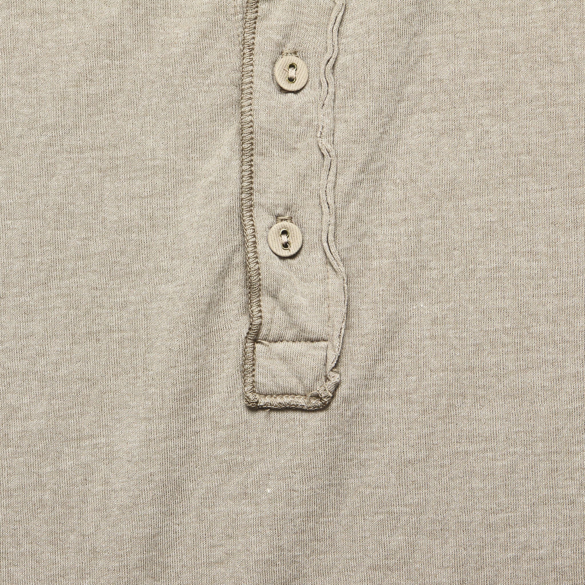 
                          Pointelle Henley - Coffee Heather - Save Khaki - STAG Provisions - Tops - L/S Knit
                        