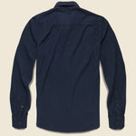 Oat Flannel Workshirt - Navy - Save Khaki - STAG Provisions - Tops - L/S Woven - Solid