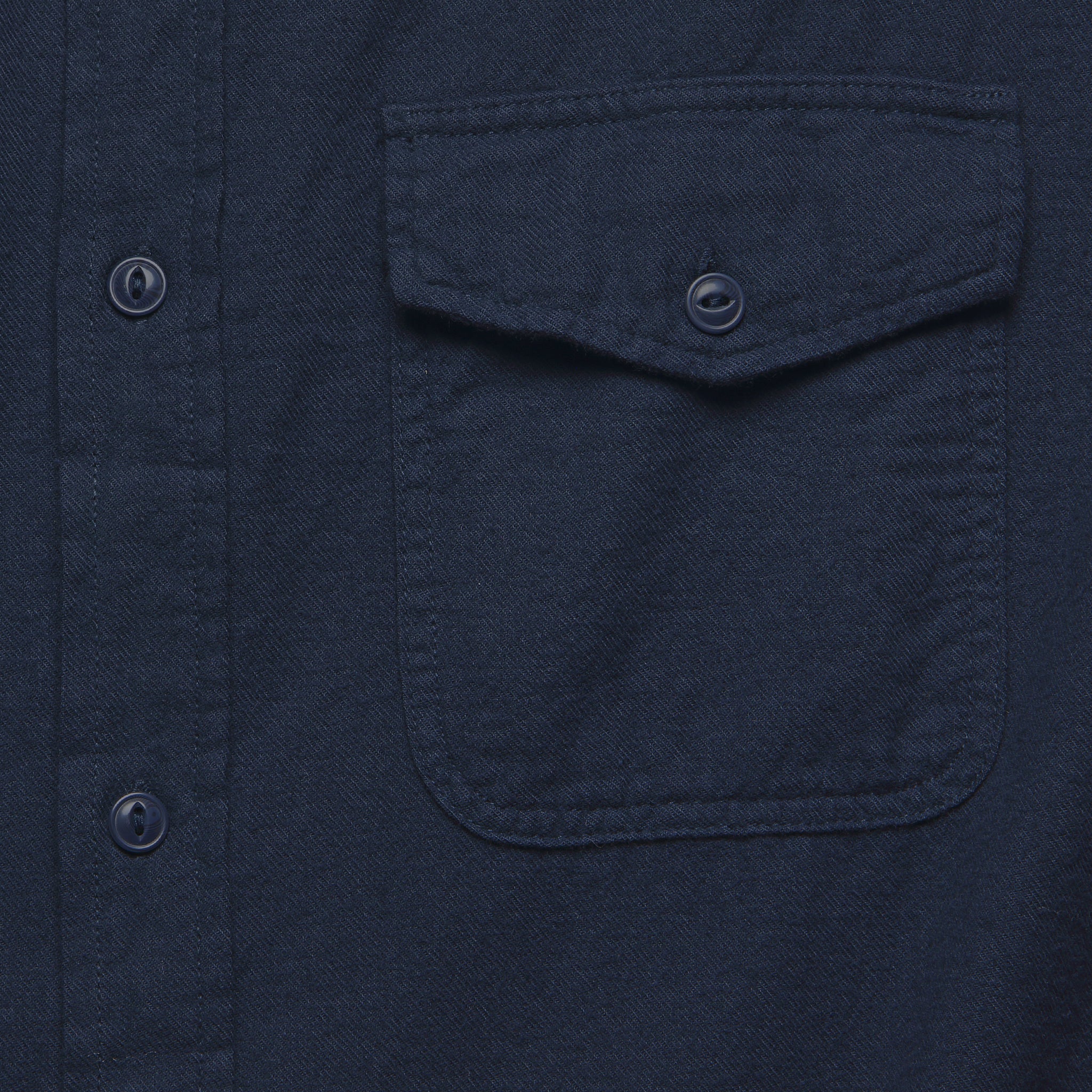 
                          Oat Flannel Workshirt - Navy - Save Khaki - STAG Provisions - Tops - L/S Woven - Solid
                        