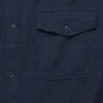 Oat Flannel Workshirt - Navy - Save Khaki - STAG Provisions - Tops - L/S Woven - Solid