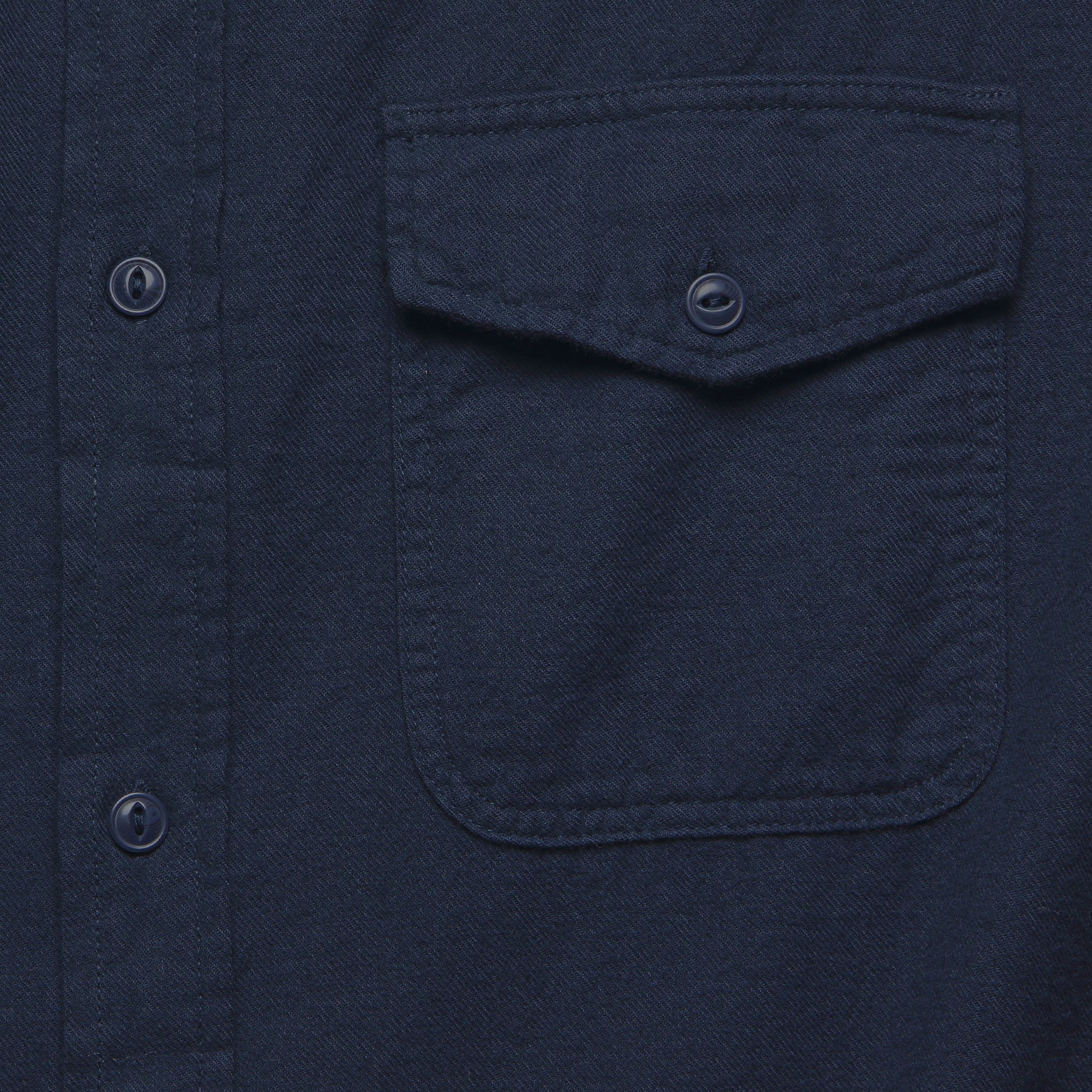 Oat Flannel Workshirt - Navy - Save Khaki - STAG Provisions - Tops - L/S Woven - Solid