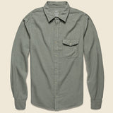 Oat Flannel Workshirt - Sprout - Save Khaki - STAG Provisions - Tops - L/S Woven - Solid