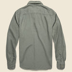 Oat Flannel Workshirt - Sprout - Save Khaki - STAG Provisions - Tops - L/S Woven - Solid