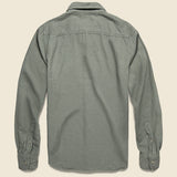 Oat Flannel Workshirt - Sprout - Save Khaki - STAG Provisions - Tops - L/S Woven - Solid