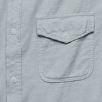 Oat Flannel Workshirt - Light Blue - Save Khaki - STAG Provisions - Tops - L/S Woven - Solid