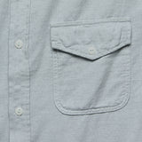 Oat Flannel Workshirt - Light Blue - Save Khaki - STAG Provisions - Tops - L/S Woven - Solid