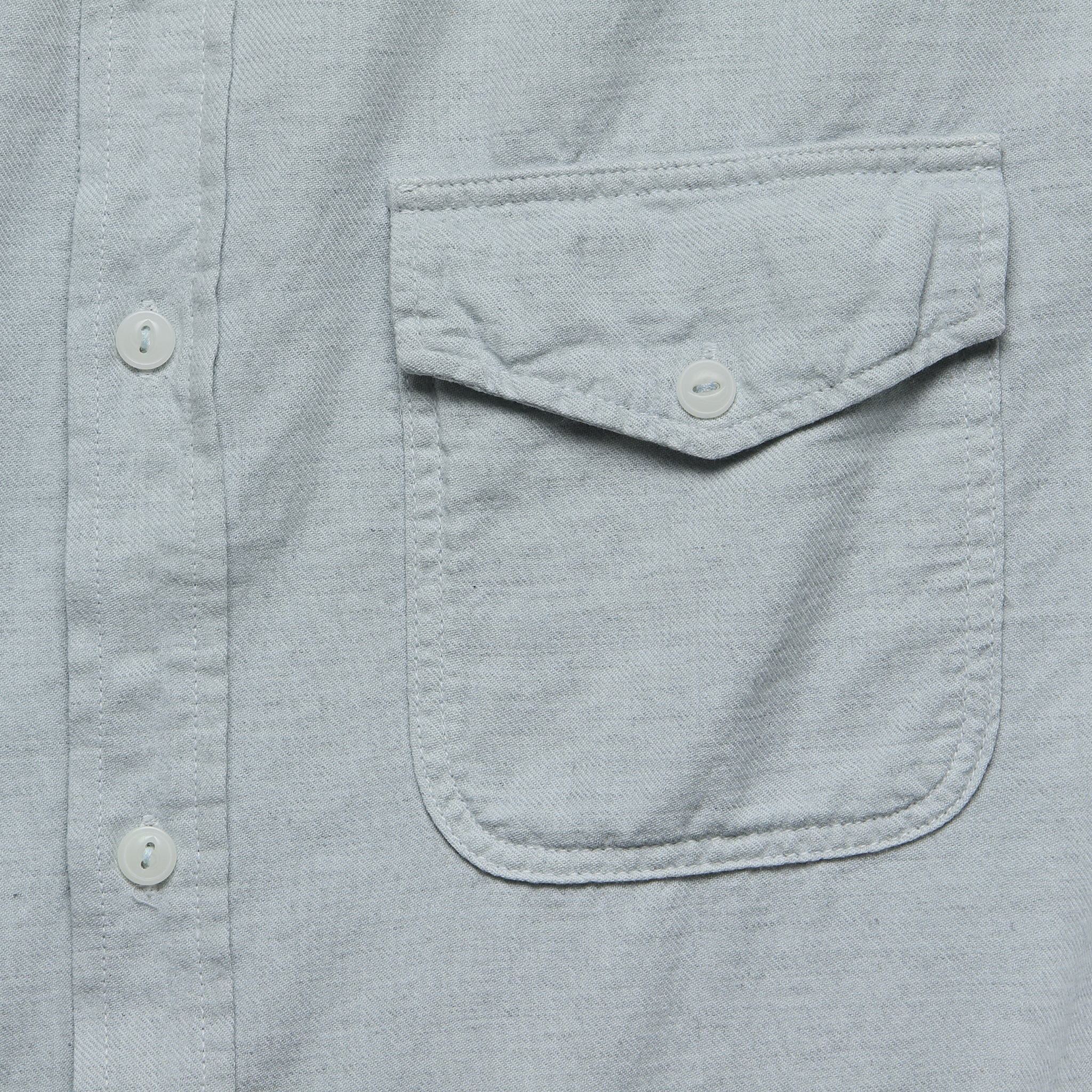 Oat Flannel Workshirt - Light Blue - Save Khaki - STAG Provisions - Tops - L/S Woven - Solid
