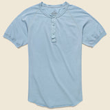 Supima Henley - Storm - Save Khaki - STAG Provisions - Tops - S/S Knit