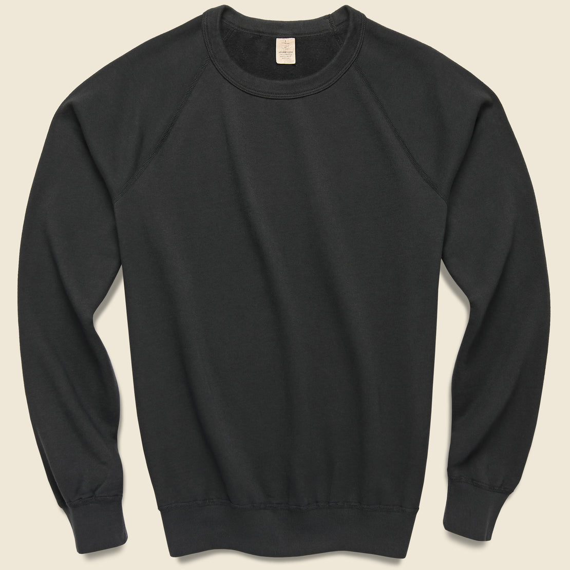 Save Khaki Supima Fleece Sweatshirt - Black