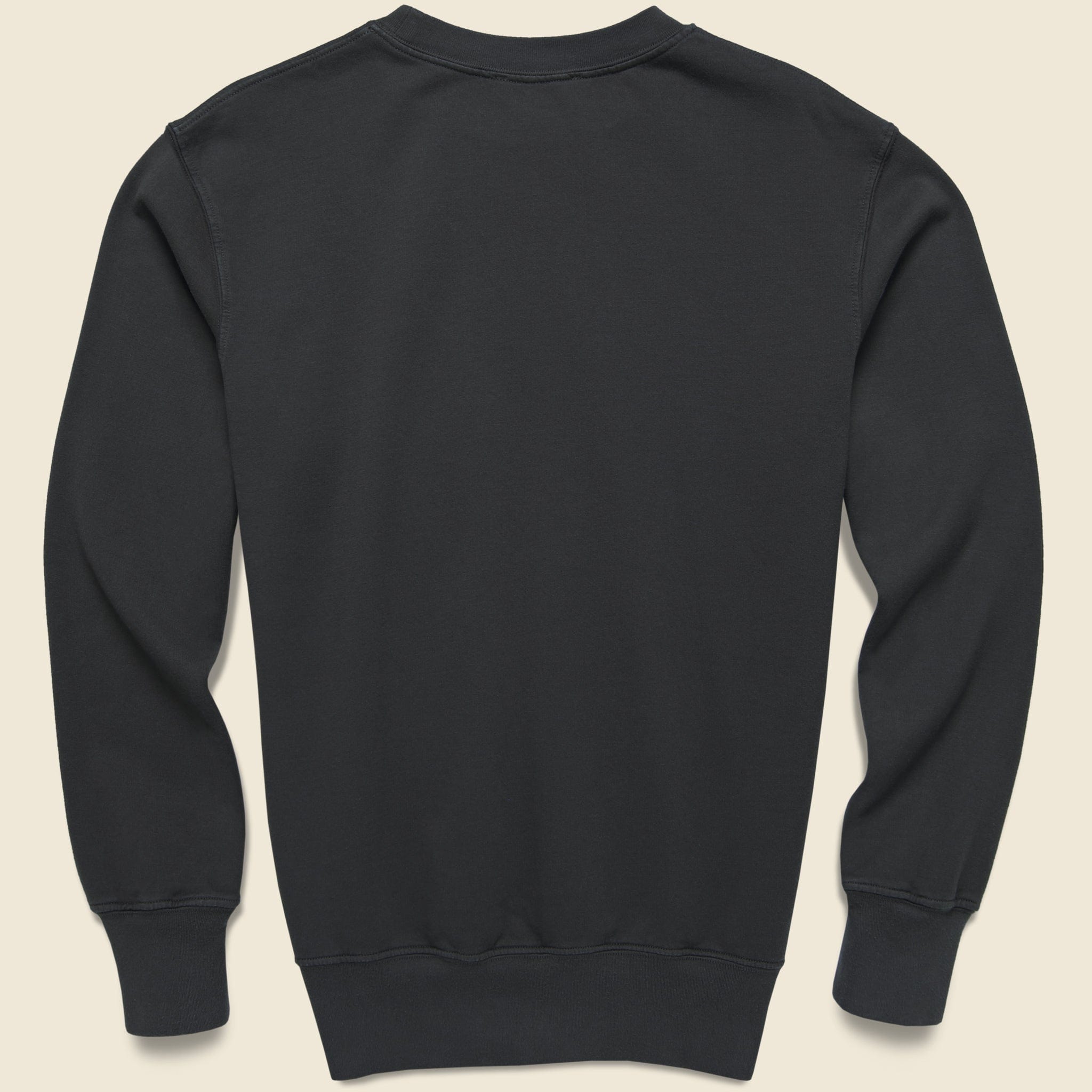 Supima Crew Sweatshirt  - Black - Save Khaki - STAG Provisions - Tops - Fleece / Sweatshirt