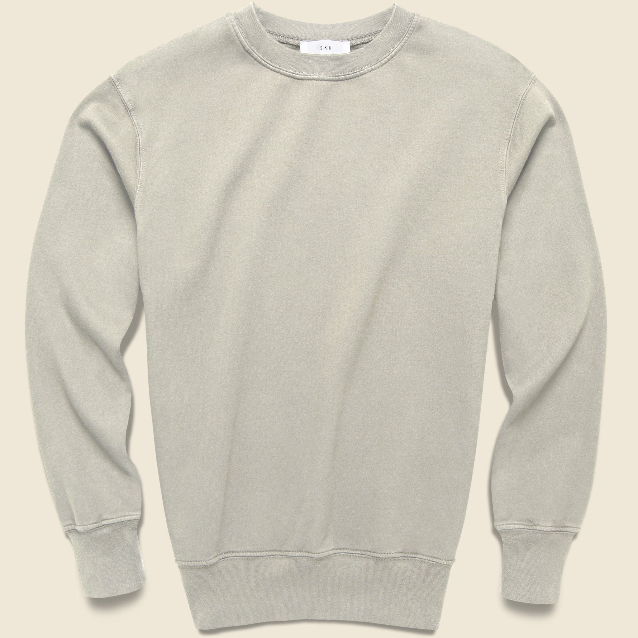 Supima Crew Sweatshirt  - Earth - Save Khaki - STAG Provisions - Tops - Fleece / Sweatshirt