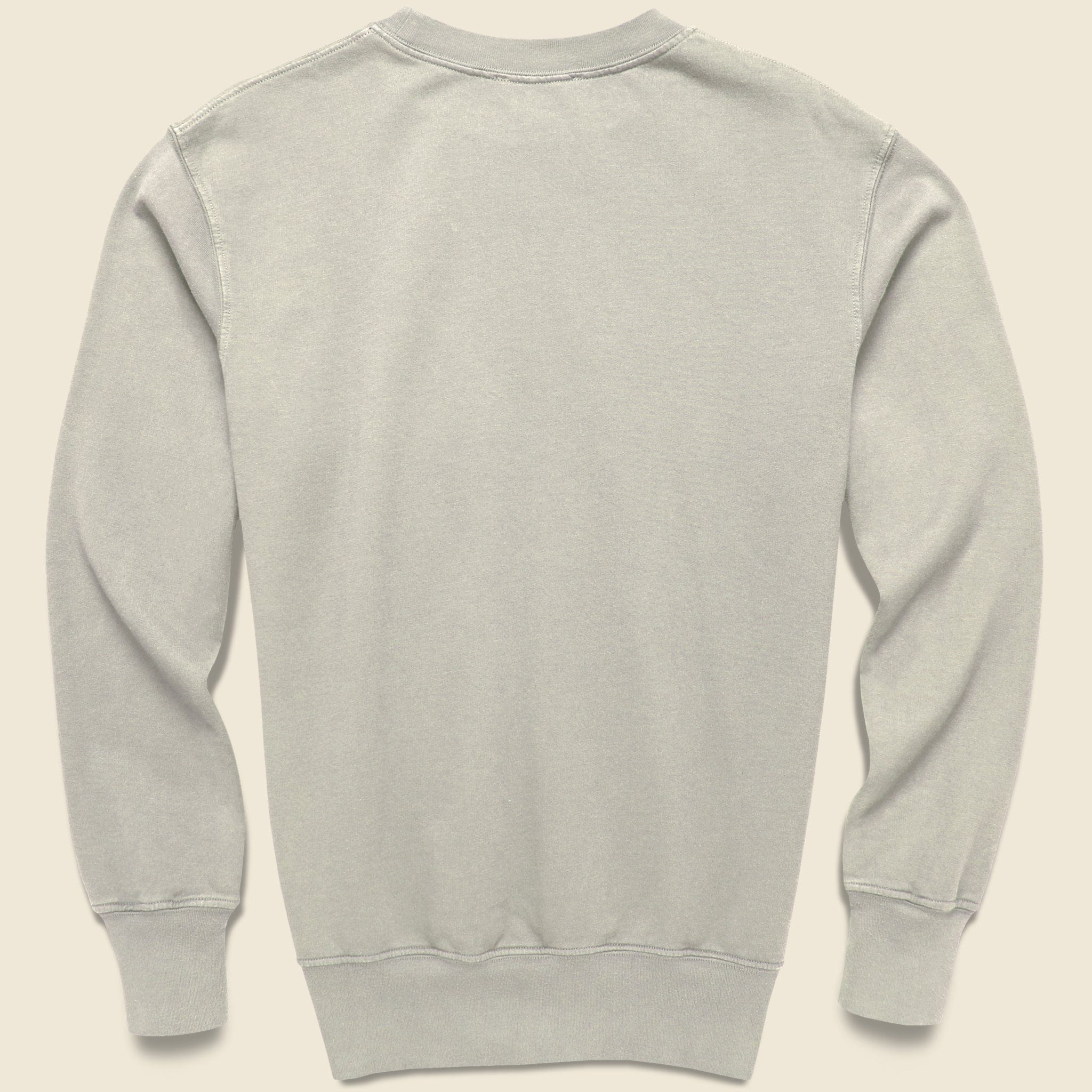 Supima Crew Sweatshirt  - Earth - Save Khaki - STAG Provisions - Tops - Fleece / Sweatshirt