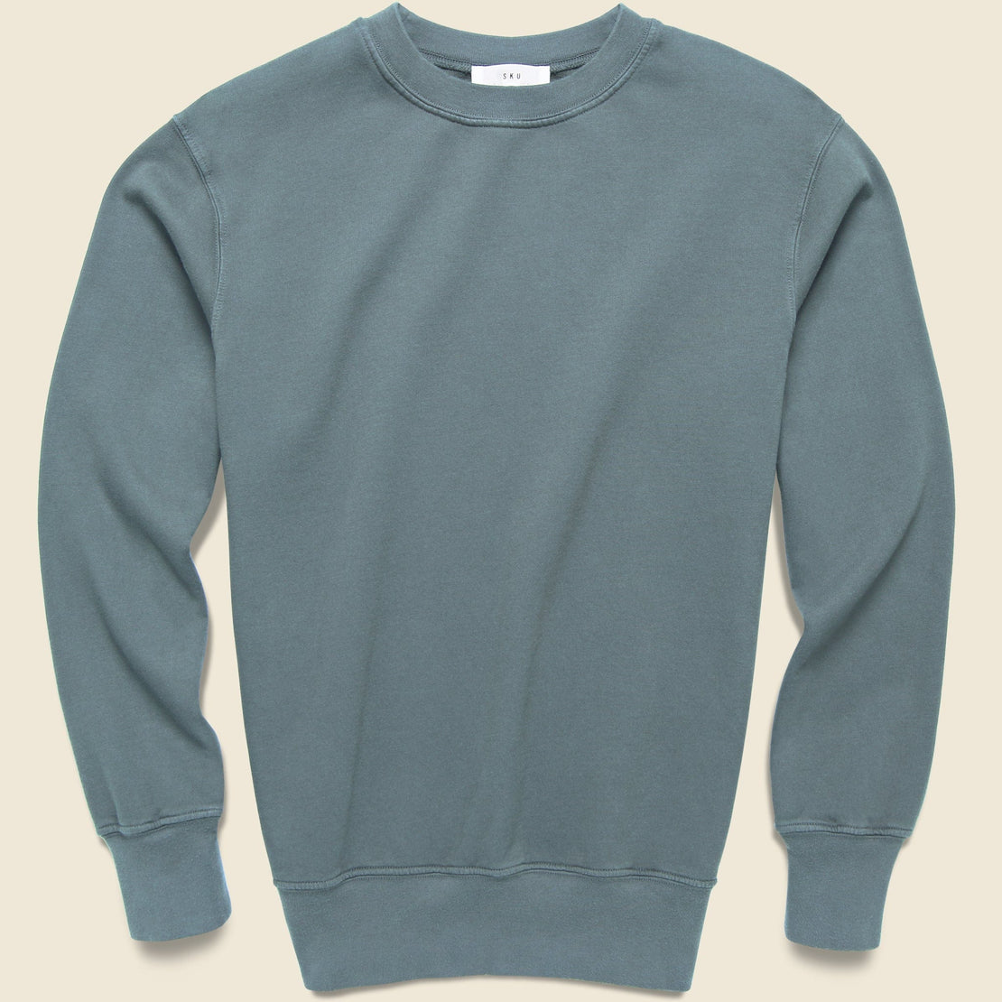 Save Khaki Supima Crew Sweatshirt  - Pine
