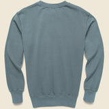 Supima Crew Sweatshirt  - Pine - Save Khaki - STAG Provisions - Tops - Fleece / Sweatshirt