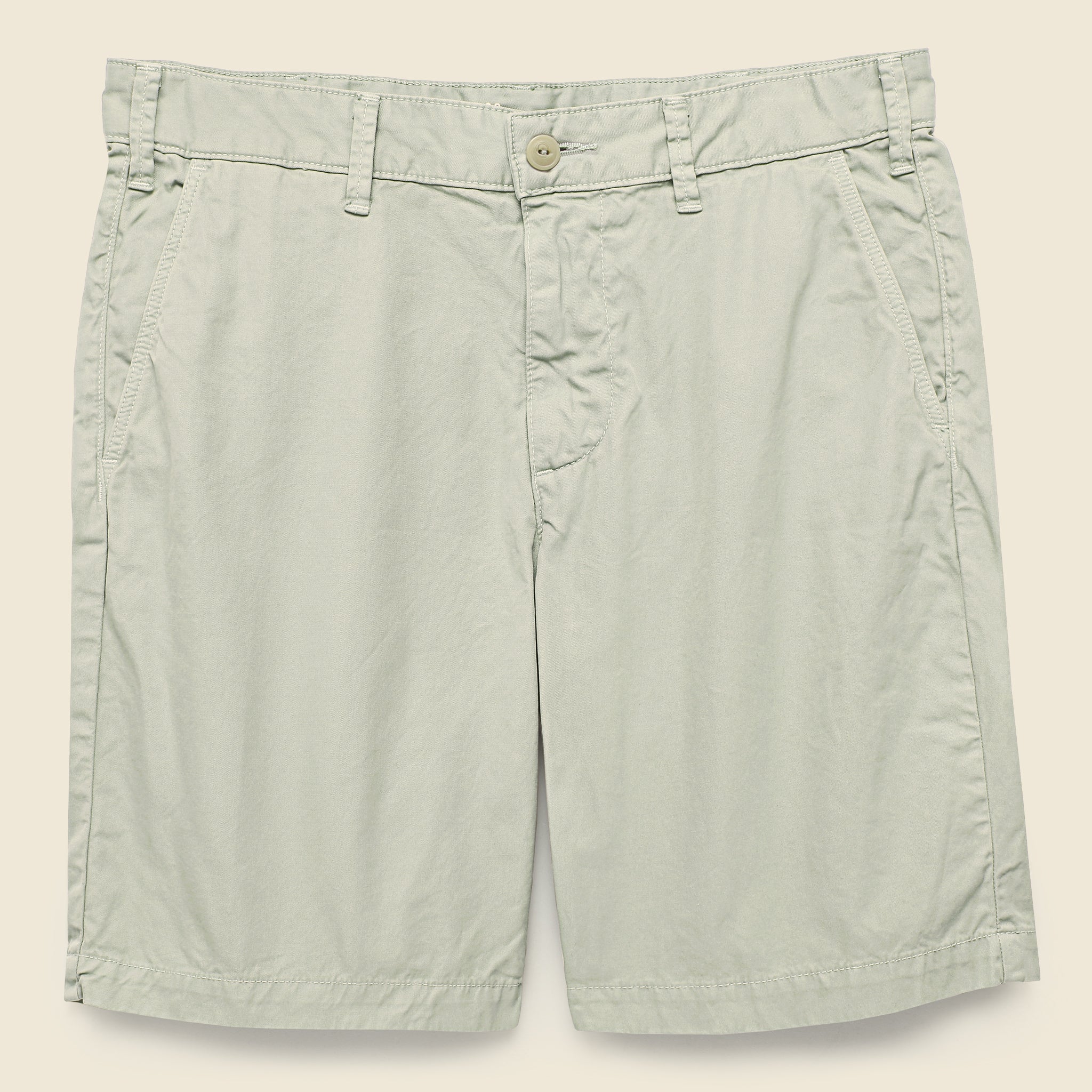 8-inch Twill Bermuda Short - Cement - Save Khaki - STAG Provisions - Shorts - Solid