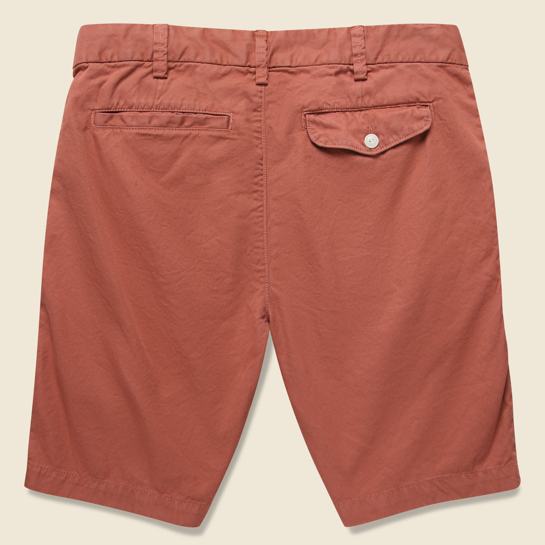 Twill Bermuda Short - Rhubarb - Save Khaki - STAG Provisions - Shorts - Solid