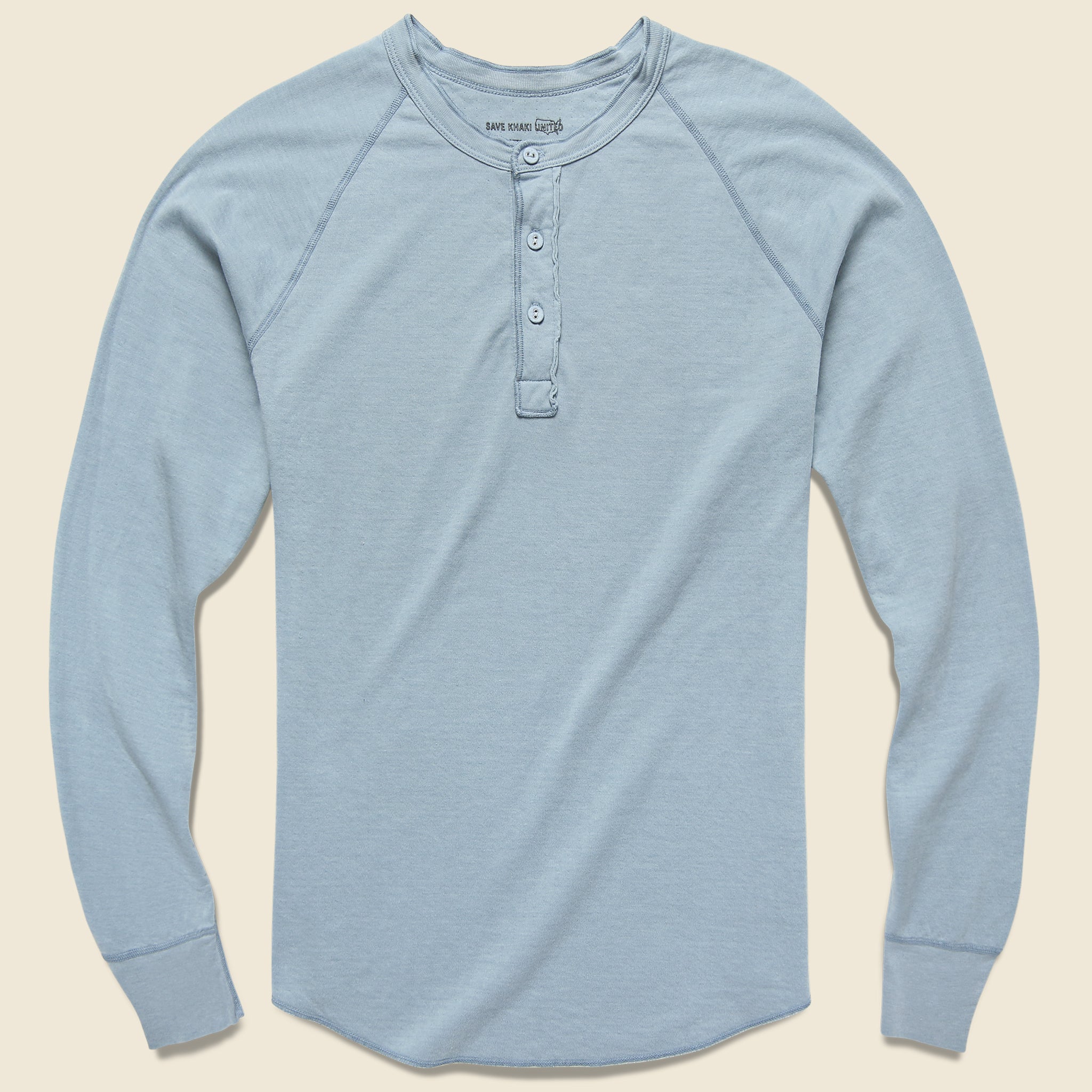 Pointelle Henley - Light Blue - Save Khaki - STAG Provisions - Tops - L/S Knit