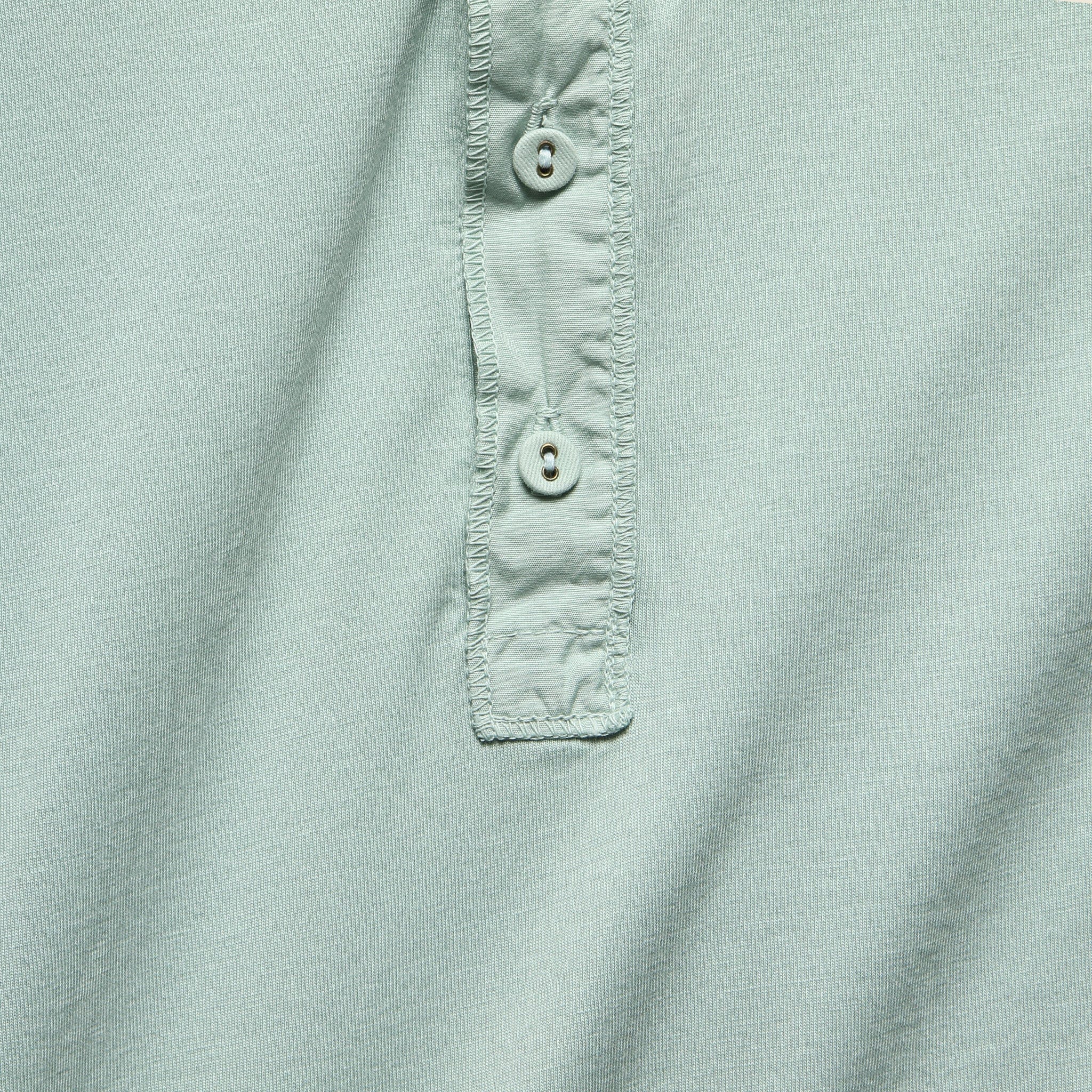 Supima Jersey Henley - Water - Save Khaki - STAG Provisions - Tops - S/S Knit