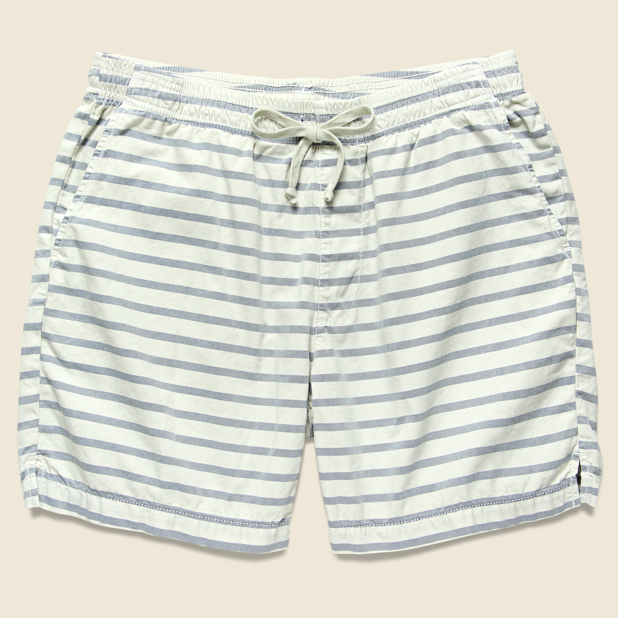 Marine Stripe Easy Short - Stone - Save Khaki - STAG Provisions - Shorts - Lounge