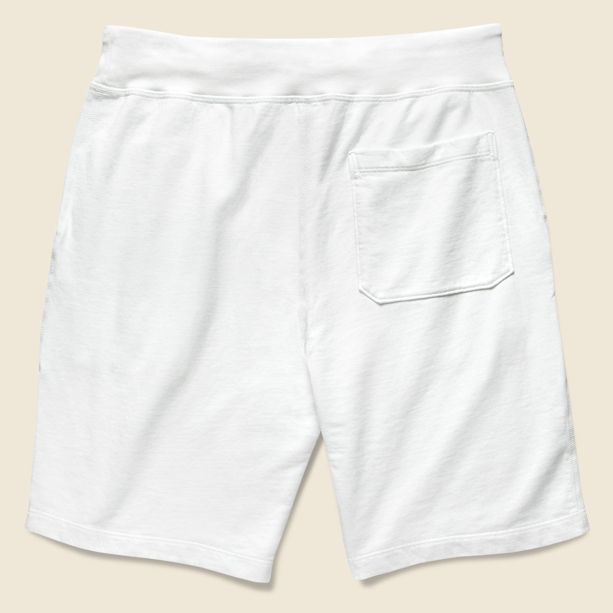 
                          Supima Fleece Sweatshort - White - Save Khaki - STAG Provisions - Shorts - Lounge
                        