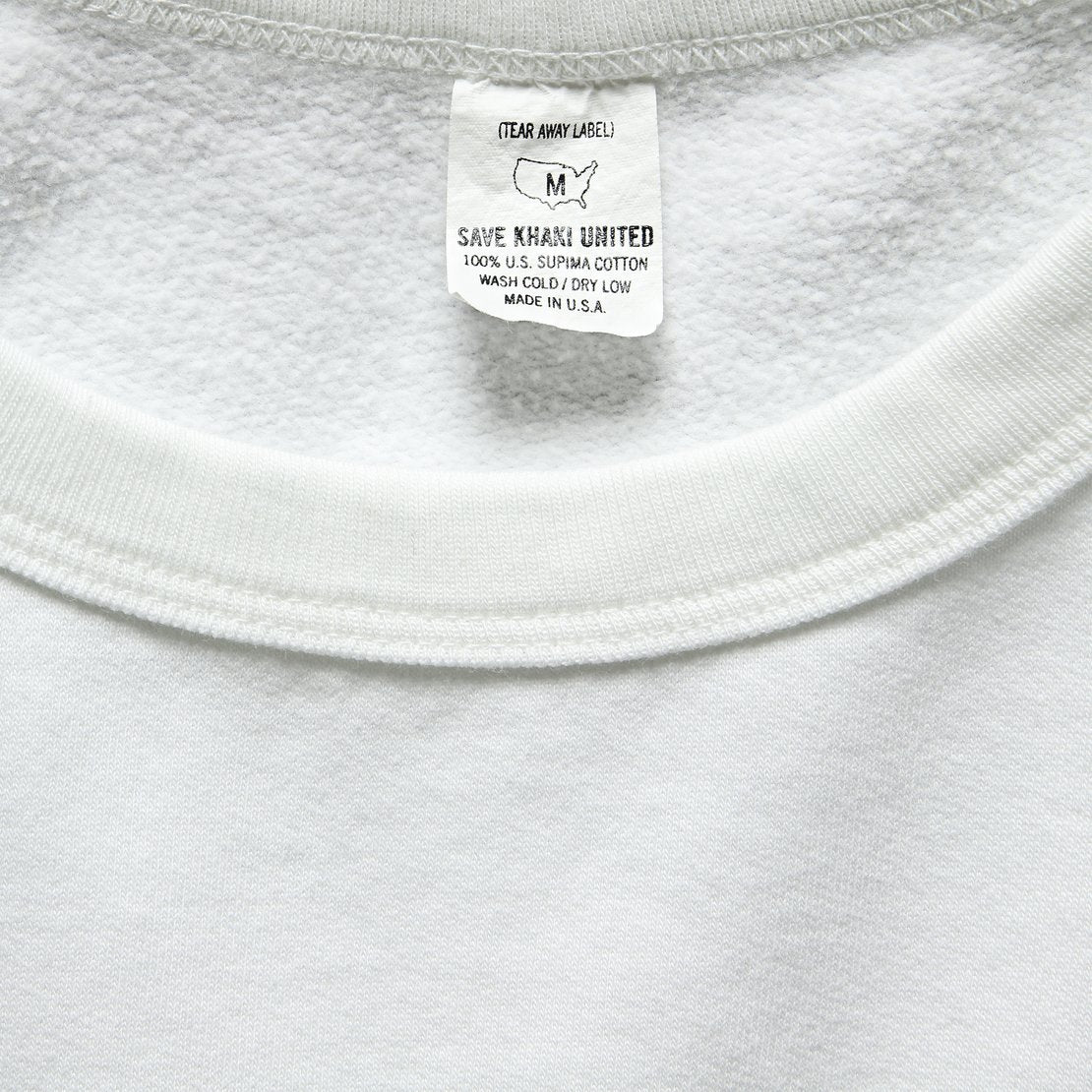 Supima Crew Sweatshirt - White