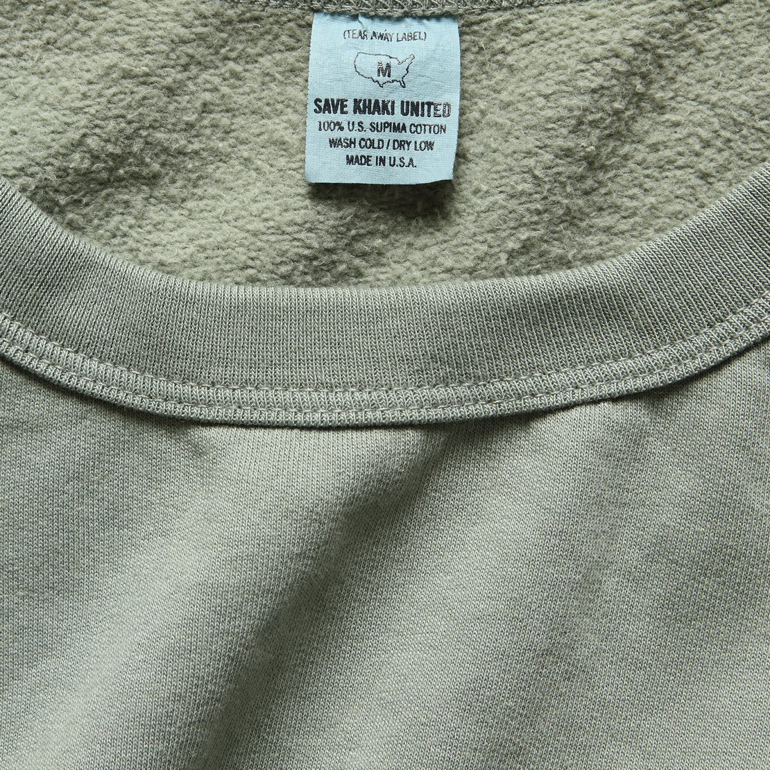 Supima Fleece Sweatshirt - Sprout - Save Khaki - STAG Provisions - Tops - Fleece / Sweatshirt