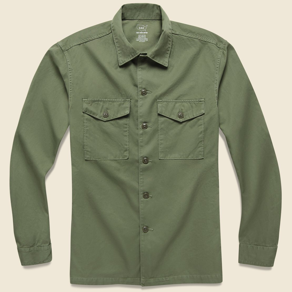 Twill Fatigue Overshirt - Tiger - Fort Lonesome - STAG Provisions - Tops - L/S Woven - Overshirt