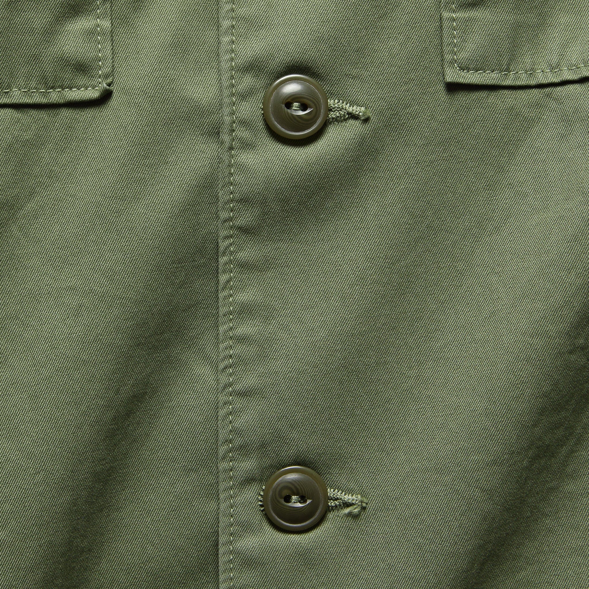 
                          Twill Fatigue Overshirt - Olive Drab - Save Khaki - STAG Provisions - Tops - L/S Woven - Overshirt
                        