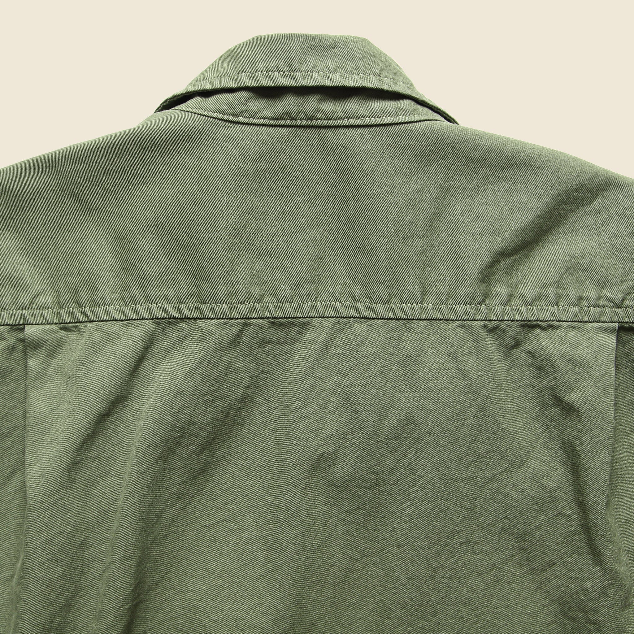 Twill Camp Shirt - Olive Drab - Save Khaki - STAG Provisions - Tops - S/S Woven - Solid