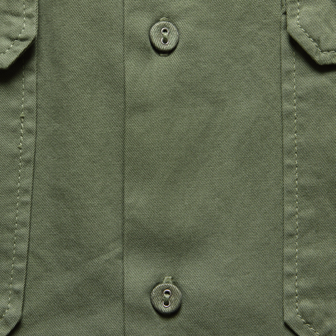 Twill Camp Shirt - Olive Drab - Save Khaki - STAG Provisions - Tops - S/S Woven - Solid