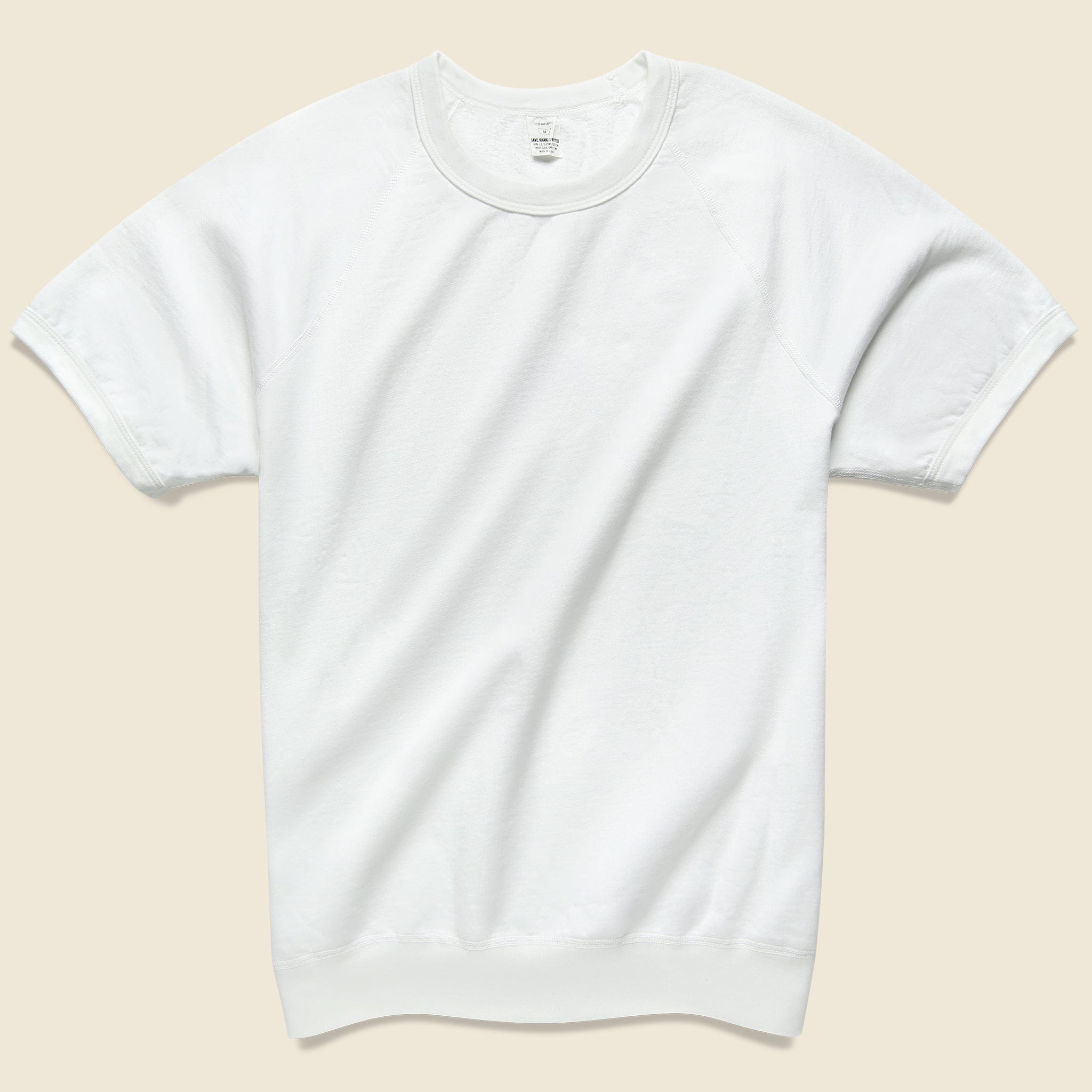 Supima Fleece Sweatshirt - White - Save Khaki - STAG Provisions - Tops - S/S Fleece