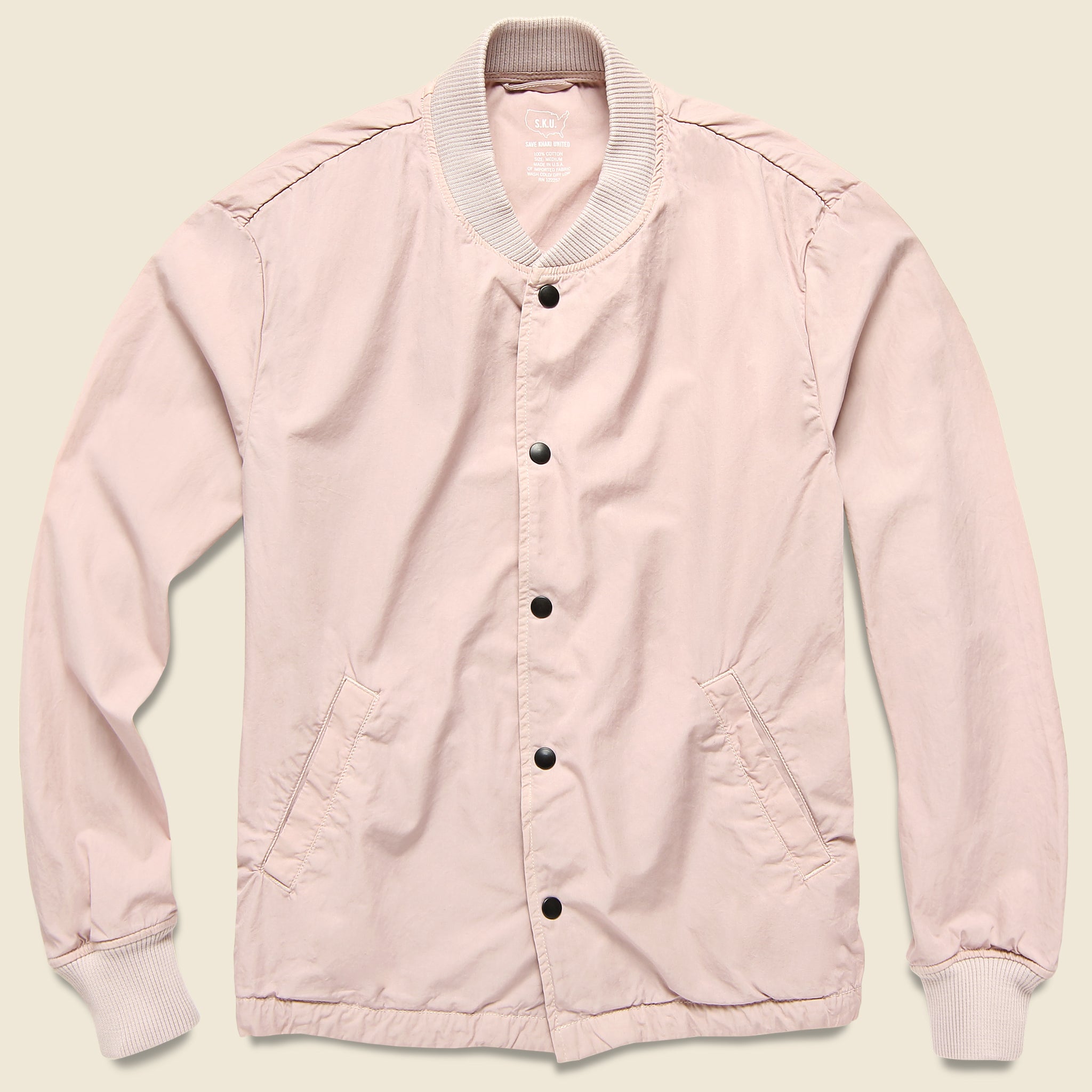 Poplin Warm Up Bomber - Tea - Save Khaki - STAG Provisions - Outerwear - Coat / Jacket
