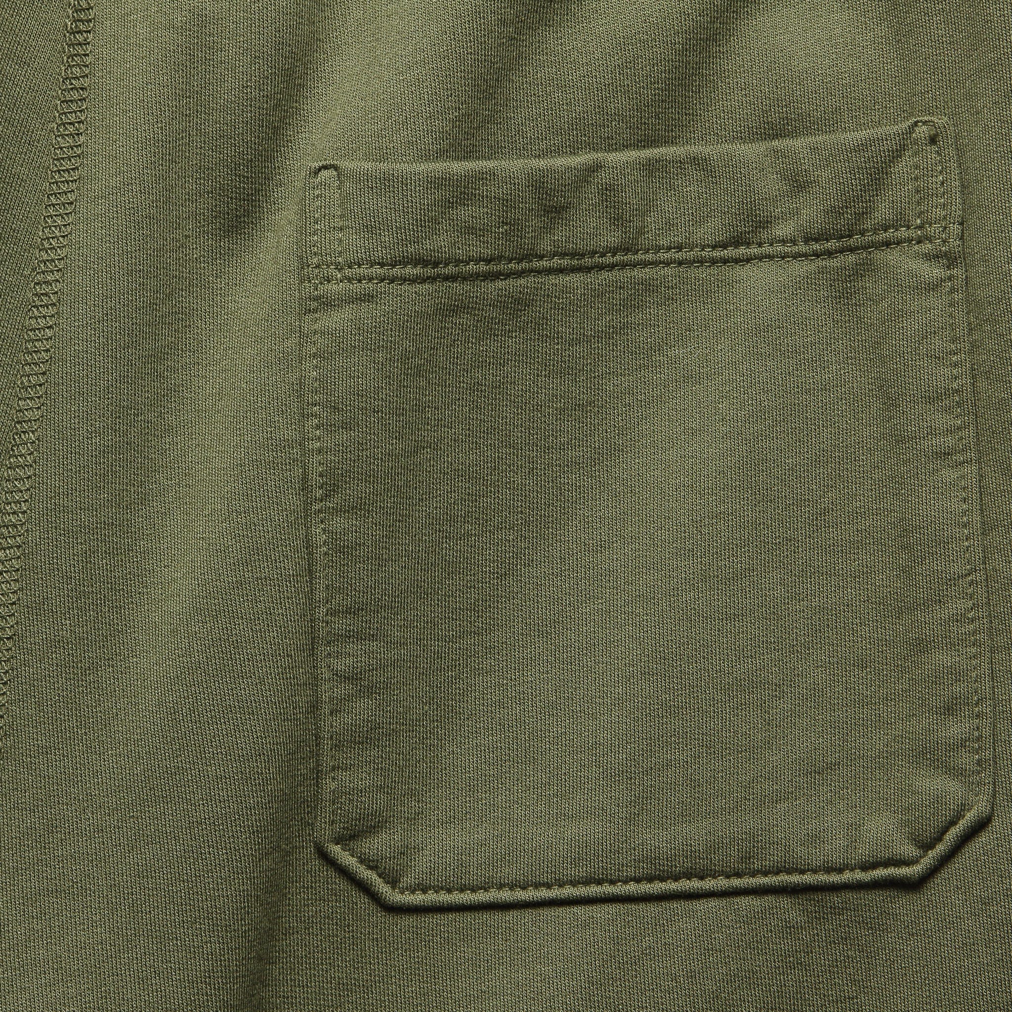 
                          Supima Fleece Sweatshort - Olive - Save Khaki - STAG Provisions - Shorts - Lounge
                        