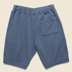 Heather Fleece Sweatshort - Good Blue - Save Khaki - STAG Provisions - Shorts - Lounge