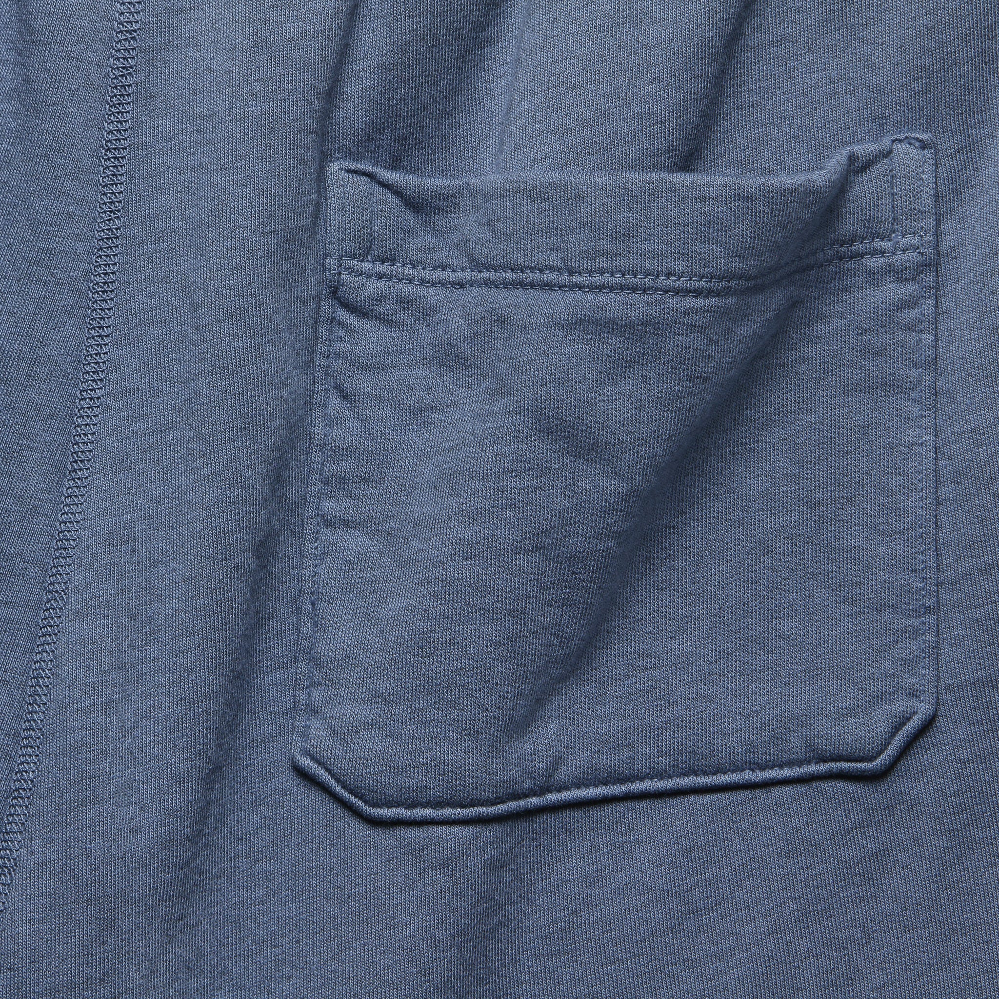 Heather Fleece Sweatshort - Good Blue - Save Khaki - STAG Provisions - Shorts - Lounge