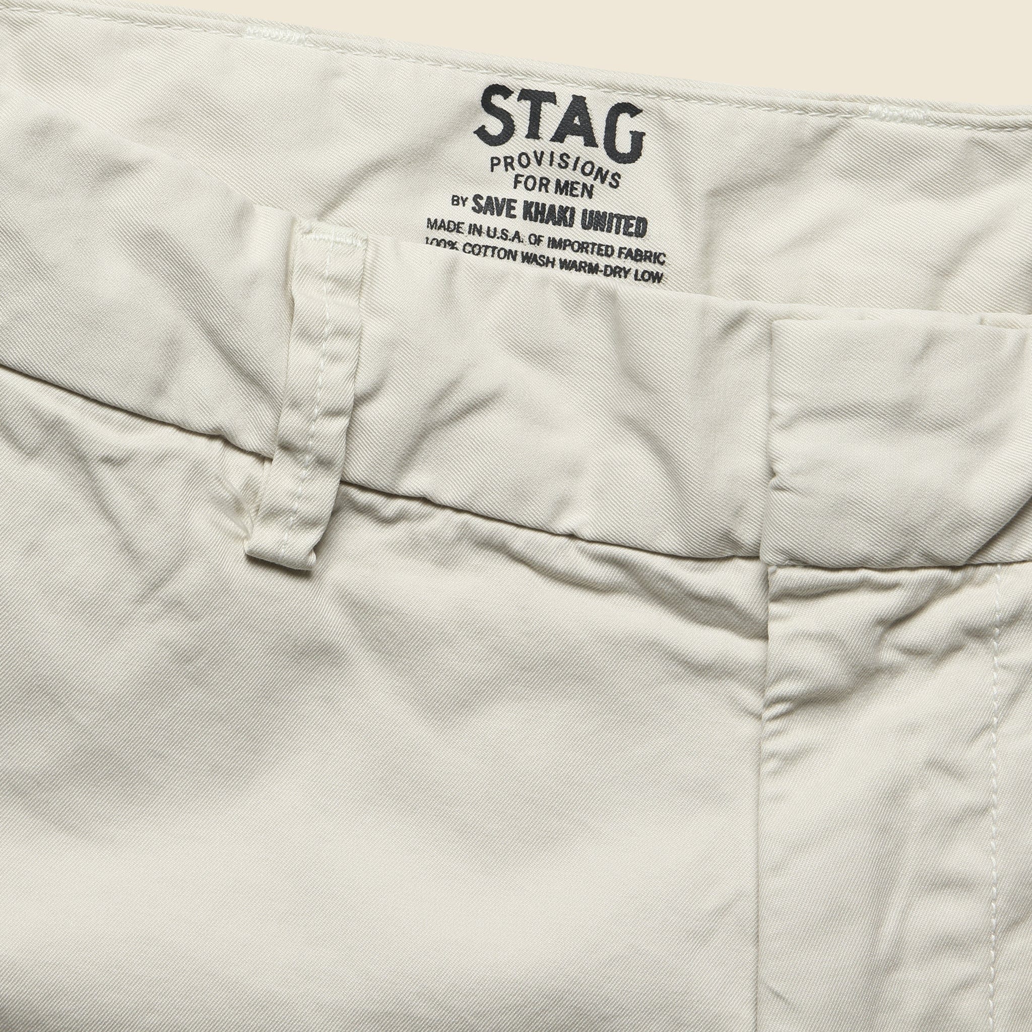 
                          Twill Bermuda Short - Stone - Save Khaki - STAG Provisions - Shorts - Solid
                        