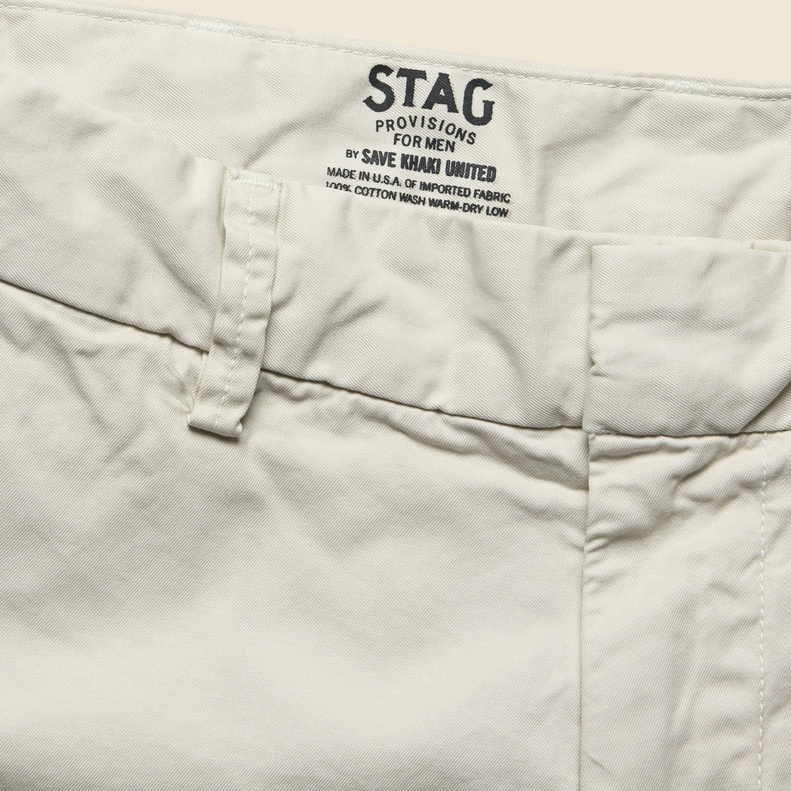 Twill Bermuda Short - Stone - Save Khaki - STAG Provisions - Shorts - Solid