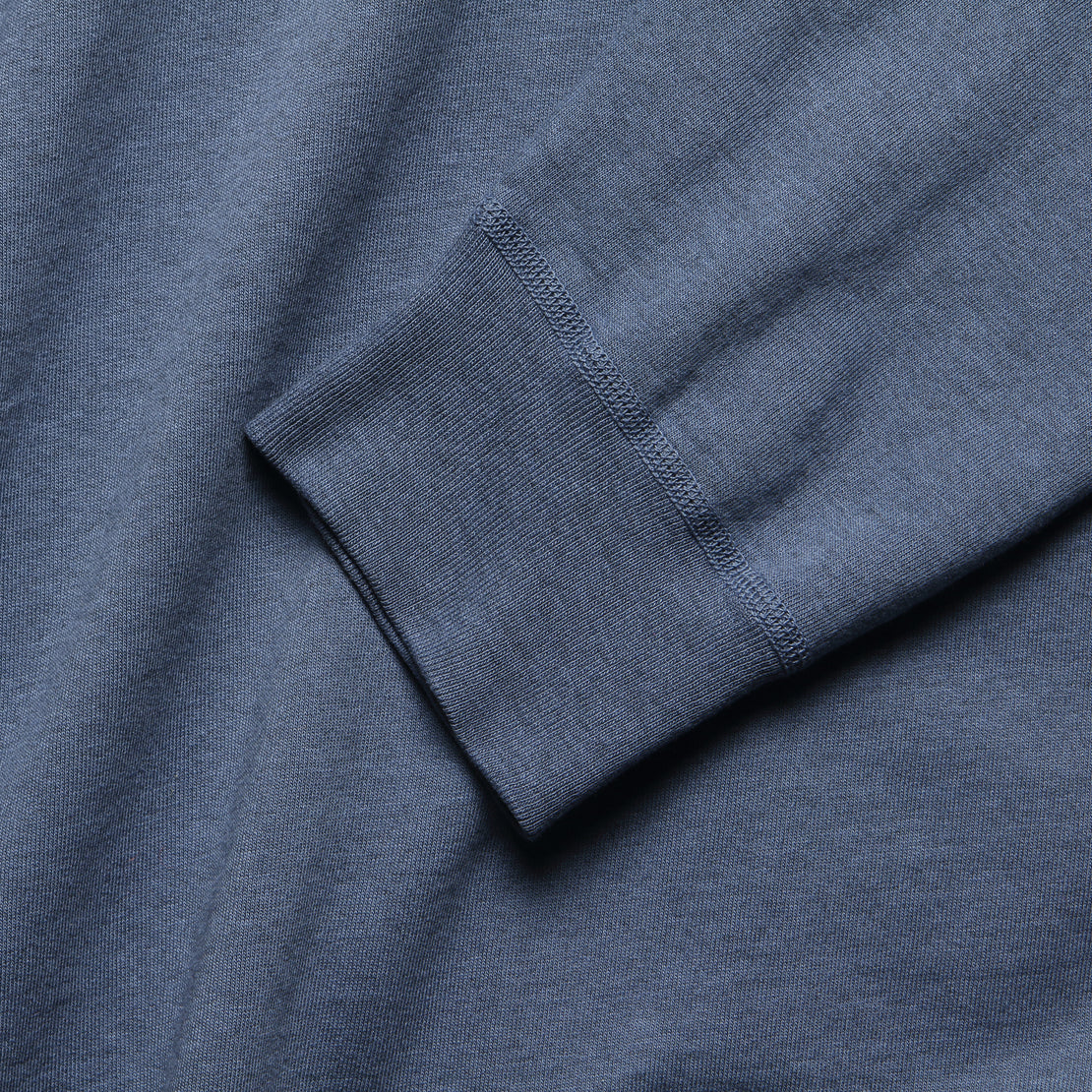 Heather Fleece Sweatshirt - Good Blue - Save Khaki - STAG Provisions - Tops - Fleece / Sweatshirt