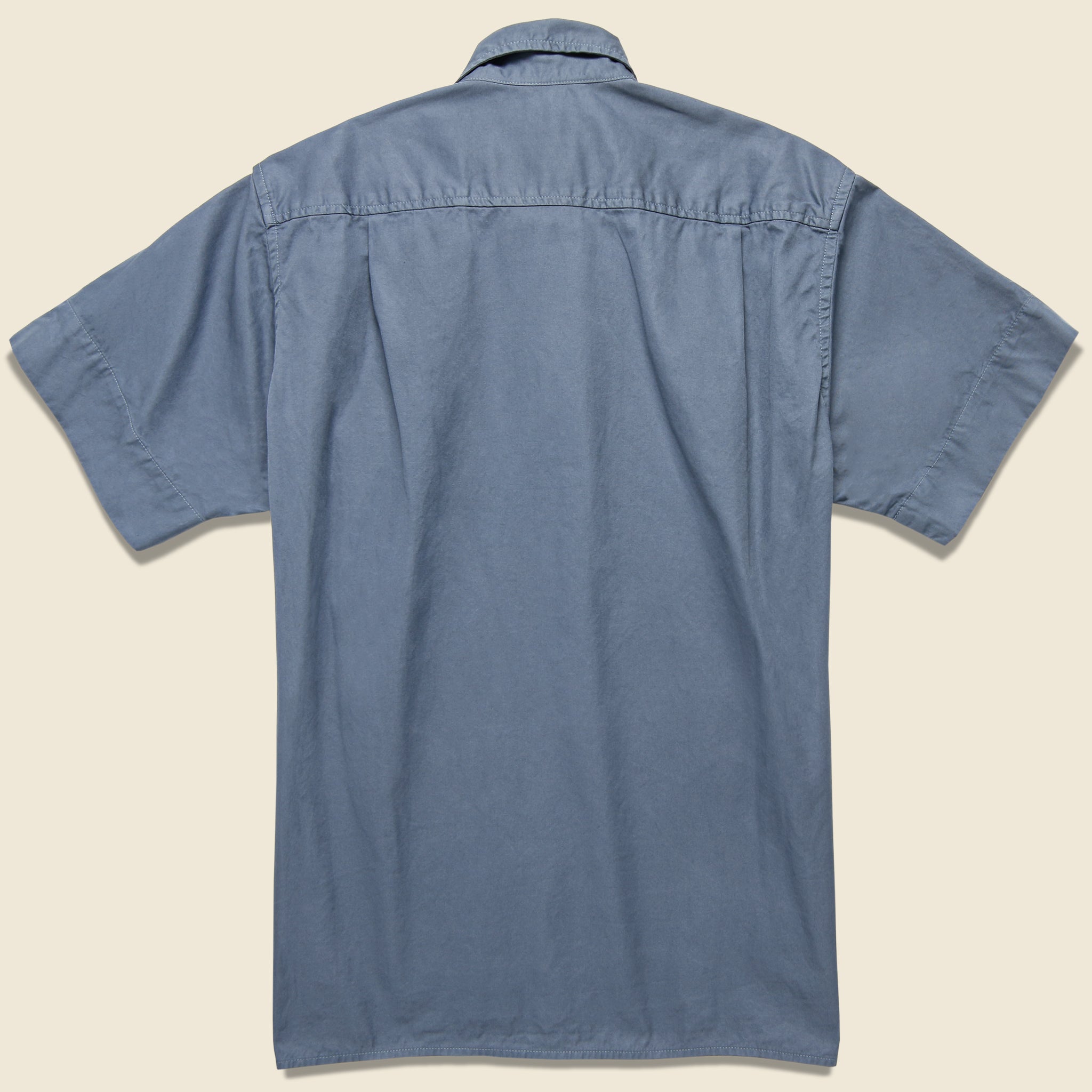 
                          Light Twill Camp Shirt - Blue - Save Khaki - STAG Provisions - Tops - S/S Woven - Solid
                        