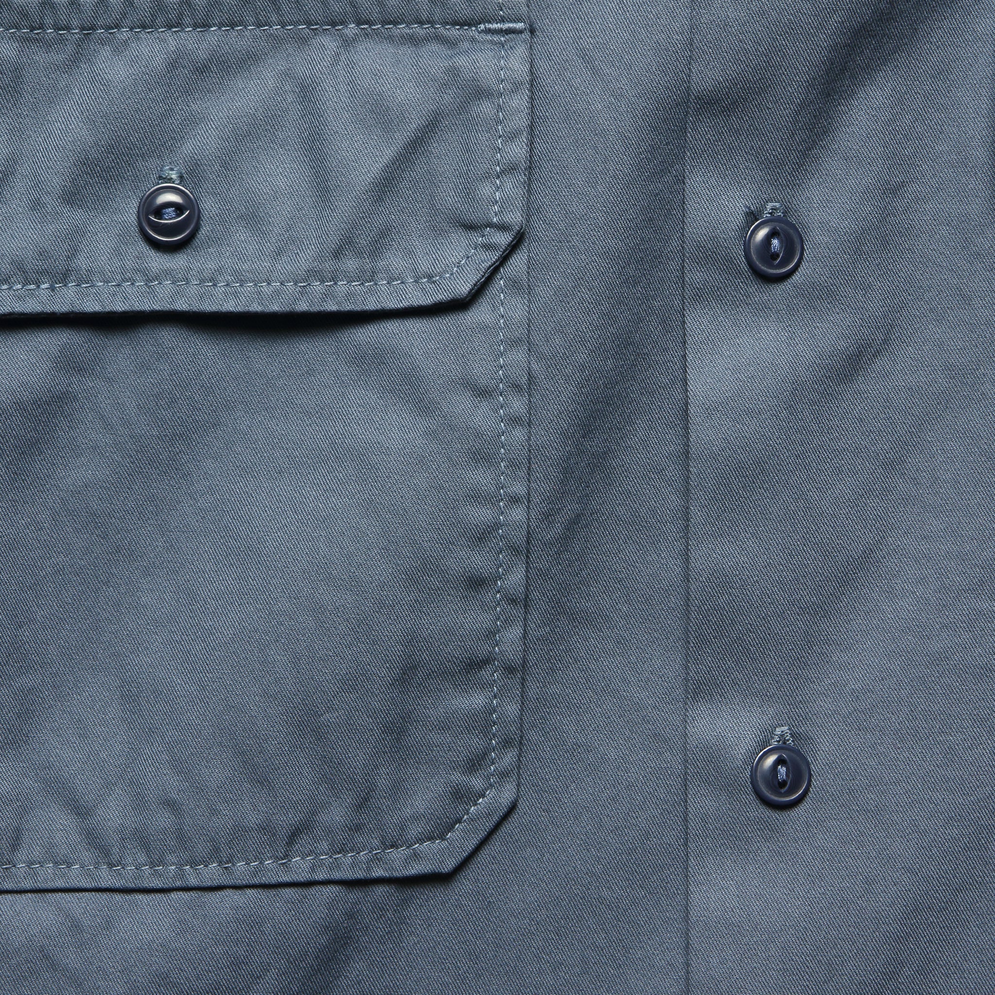 
                          Light Twill Camp Shirt - Blue - Save Khaki - STAG Provisions - Tops - S/S Woven - Solid
                        