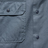 Light Twill Camp Shirt - Blue - Save Khaki - STAG Provisions - Tops - S/S Woven - Solid