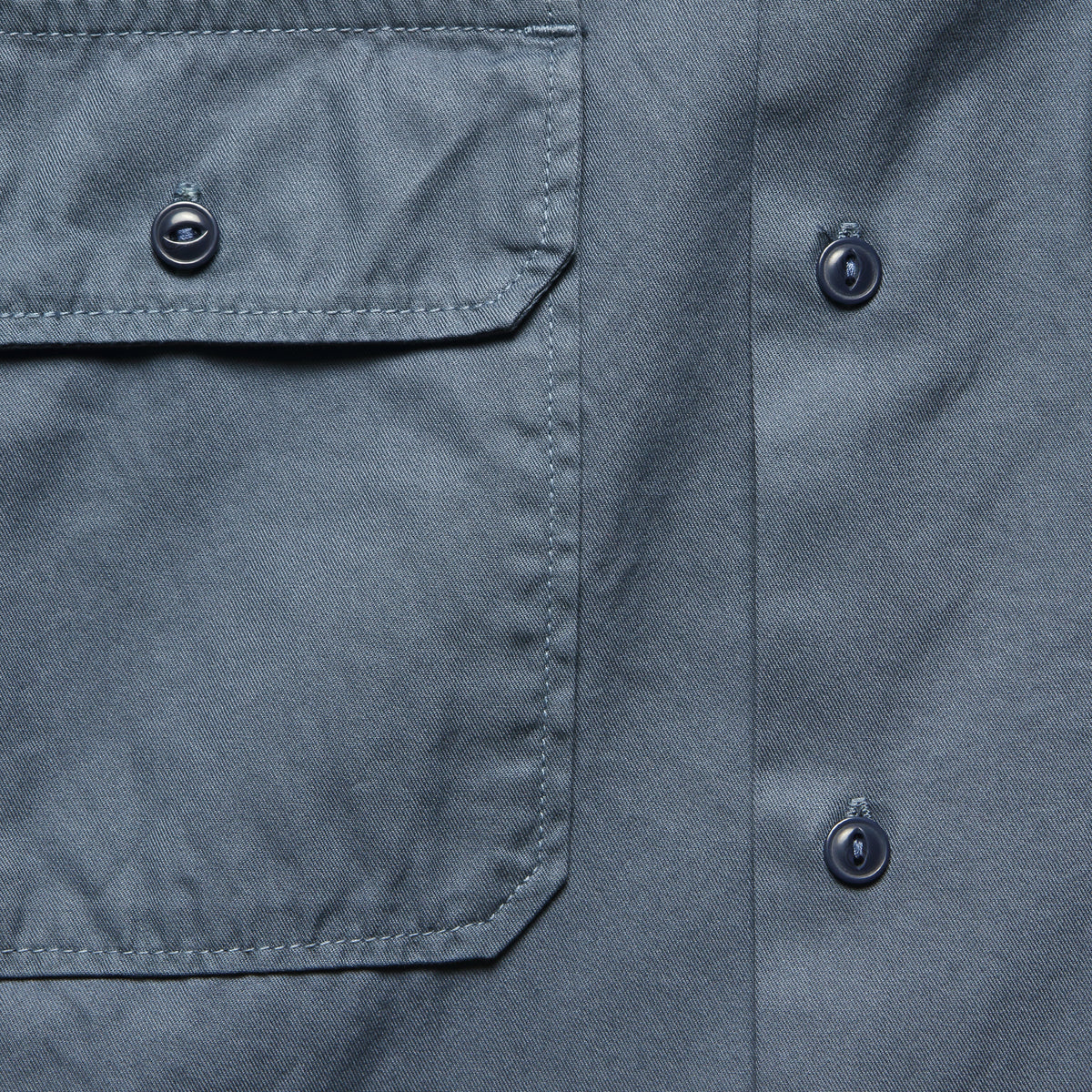 Light Twill Camp Shirt - Blue