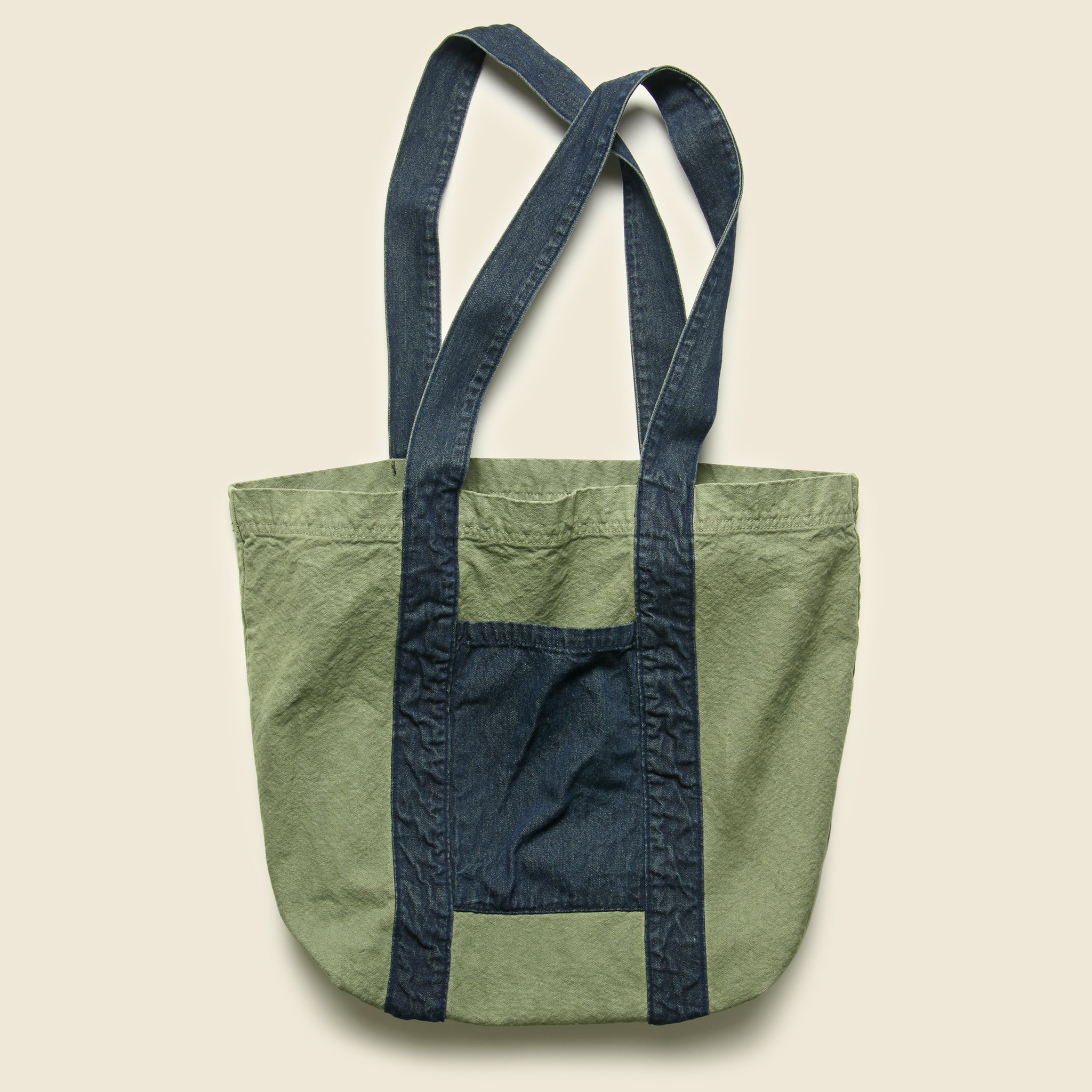 Canvas/Denim Tote Bag - Olive - Save Khaki - STAG Provisions - Accessories - Bags / Luggage