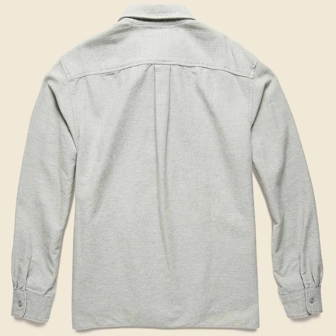 Herringbone Popover - Grey - Save Khaki - STAG Provisions - Tops - L/S Woven - Overshirt
