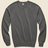 Supima Beach Crew Sweatshirt - Black - Save Khaki - STAG Provisions - Tops - Fleece / Sweatshirt